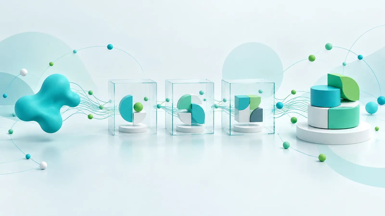 Uma ideia abstrata passa por pequenos experimentos e se transforma em um protótipo organizado.