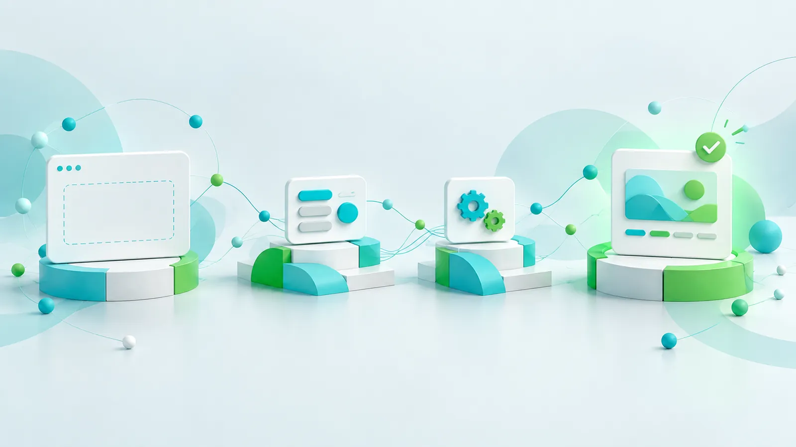 Um percurso curto conecta a entrada de uma interface ao primeiro resultado destacado do produto.